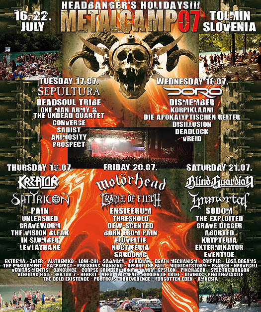 Metalcamp 2007 Poster